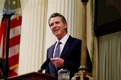 governor newsom address california